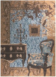Trompe l'oeil (blue)